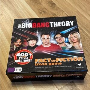 The Big Bang Theory Fact or Fiction Trivia Game - Black